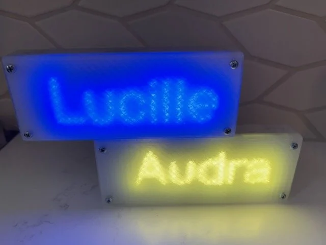 Lucille LED sign